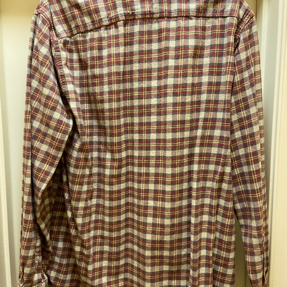 Eddie Bauer L flannel shirt.